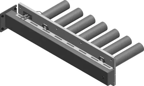 BOSCH Brennrost aus Metall mit mehreren Rohr-Elementen, zur Montage an einer Wand oder in einem Gerät. Sichtbare Anschlussstellen für die Integration.